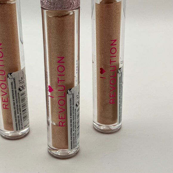 I Heart Revolution Metallic Angel Heart, White Wings Lip-Gloss Pack Of 3 Pcs - Picture 3 of 5